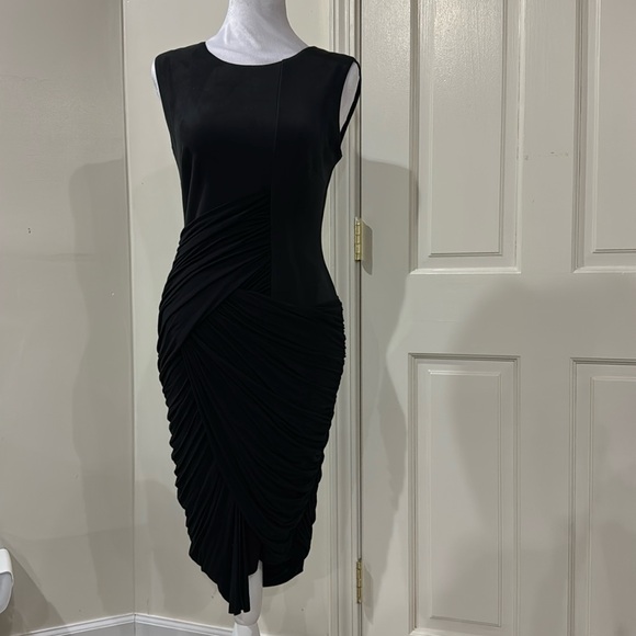 Bailey 44 black cocktail midi dress size S - Picture 1 of 7